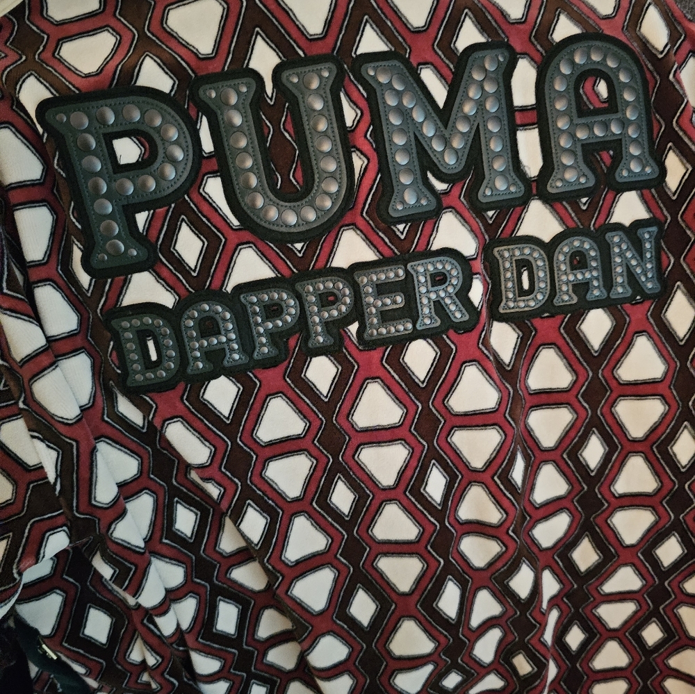 New Puma x Dapper Dan T7 Jacket mens size small Multi-Color Harlem design rare - Picture 11 of 13